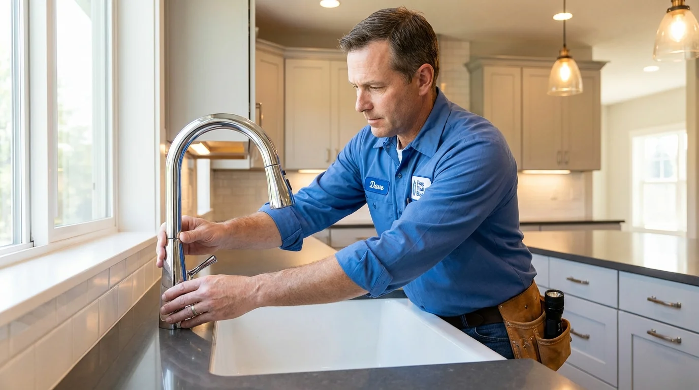 Kitchen faucet installation by Johns Plumbing LLC in Cabo Rojo